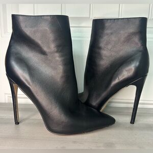 Black PU Ankle Boots size 11